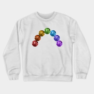 Rainbow Pride Disco Balls Crewneck Sweatshirt